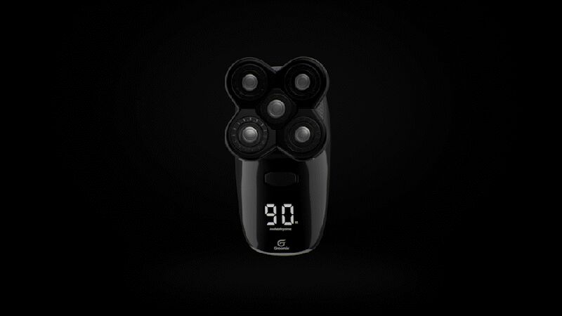 Groomie BaldiePro SmoothShave Blade Technology 2026 Groomie BaldiePro blade head engineering exploded view showing SmoothShave Technology