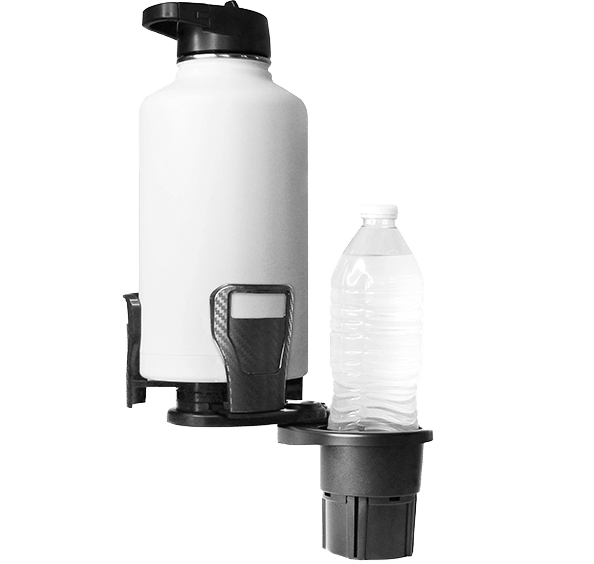 CupStation Car Cupholder Organizer 2026 CupStation 2-in-1 car cupholder organizer with carbon fiber texture and 360° swivel