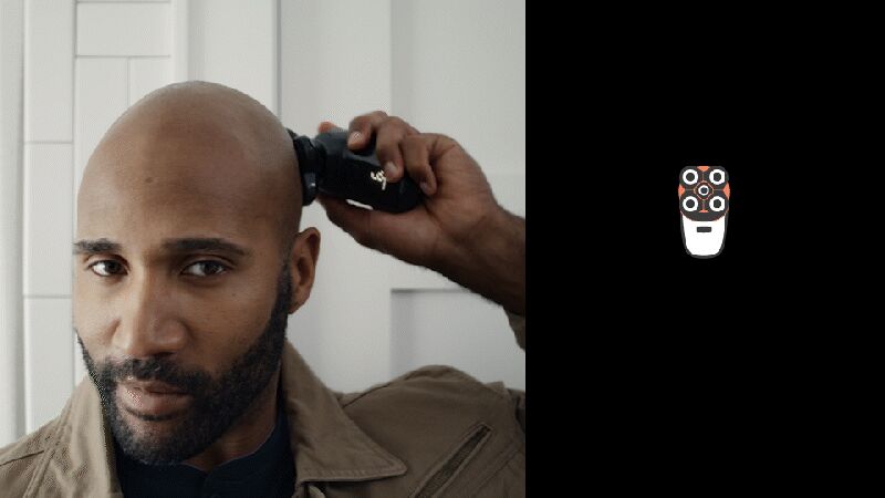 BaldiePro 5-Head Rotary Blades 2026 BaldiePro rotary blade heads close-up showing metallic precision cutting edges