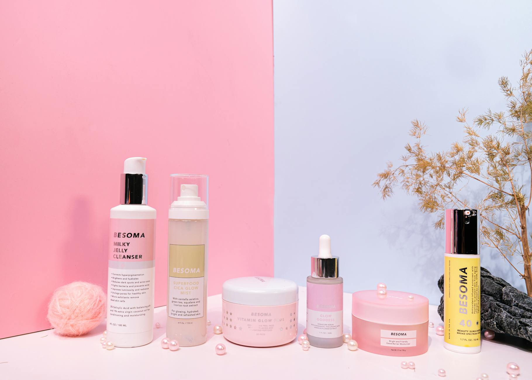 Choosing the Right Skincare Products for Sensitive Skin Gentle skincare products for sensitive skin laid out on a clean surface