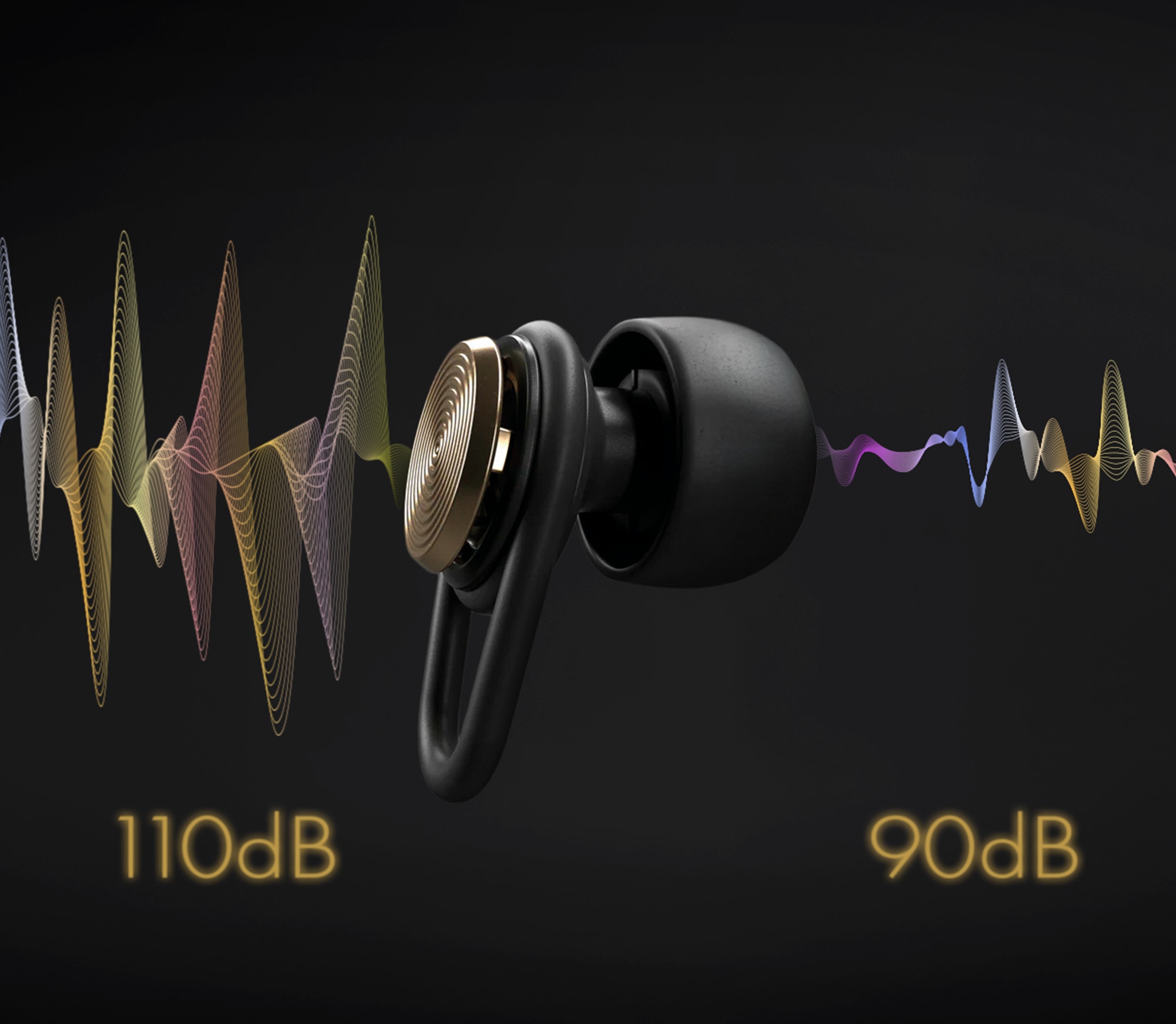 Hears Earplugs at Concert 2026 Hears earplugs worn at a concert — virtually invisible in-ear hearing protection