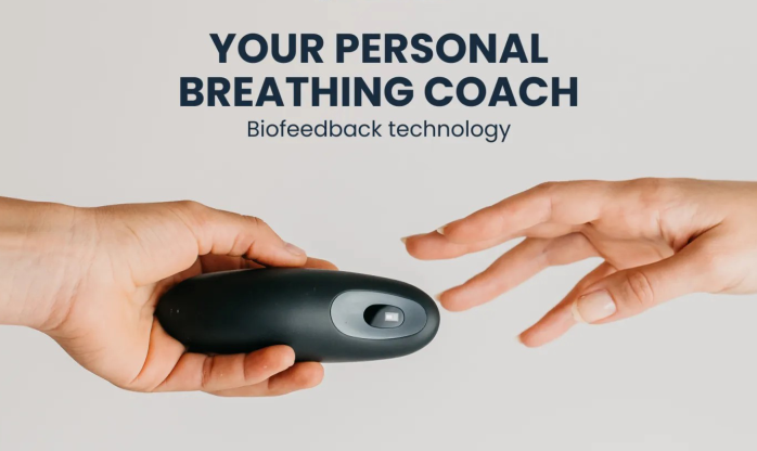 Moonbird Features Overview 2026 Moonbird breathing device features diagram showing haptic feedback, HRV tracking, and session modes
