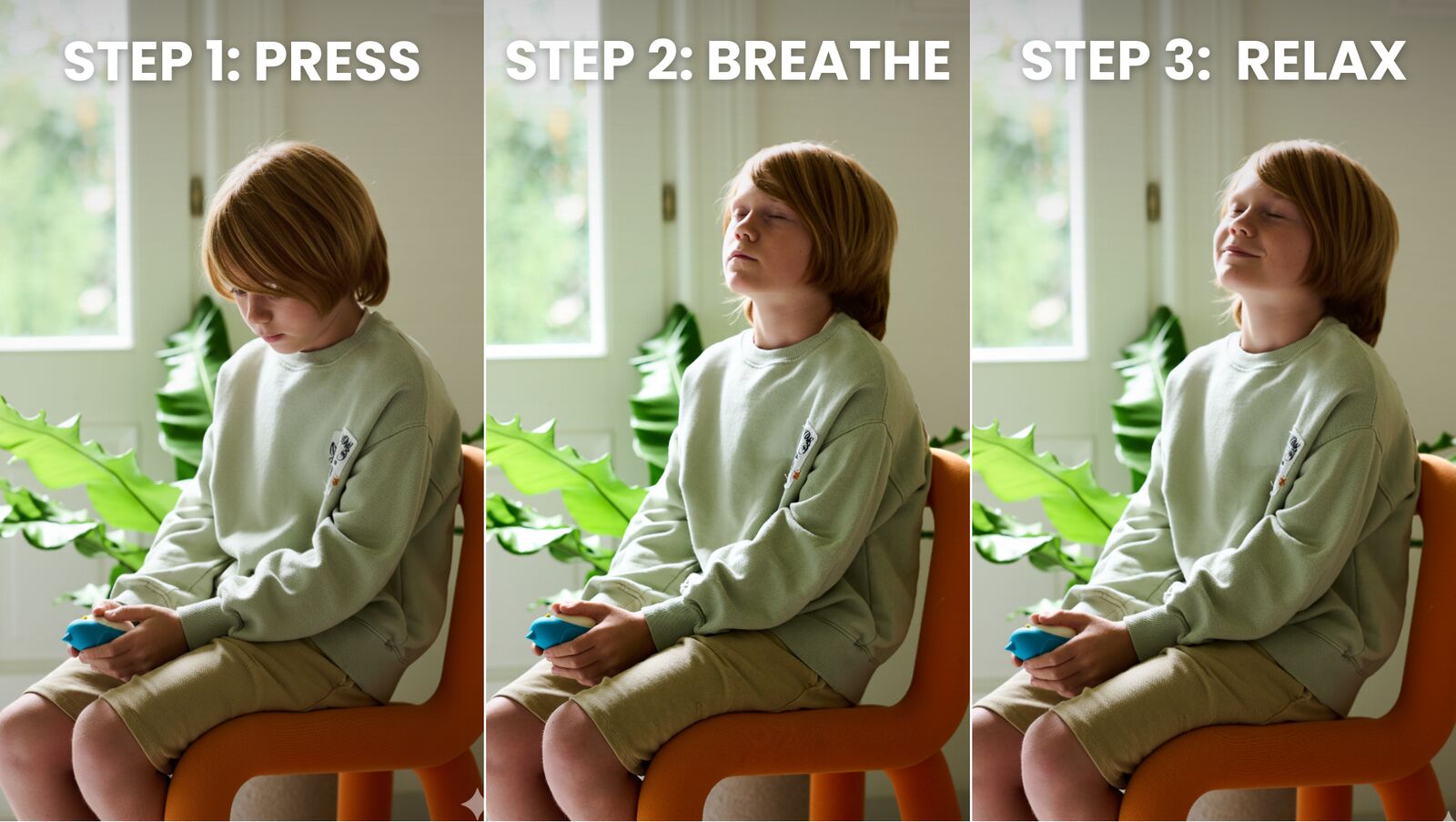 Moonbuddy Four Breathing Patterns Explained 2026 Diagram showing Moonbuddy's four expert-designed breathing patterns for children