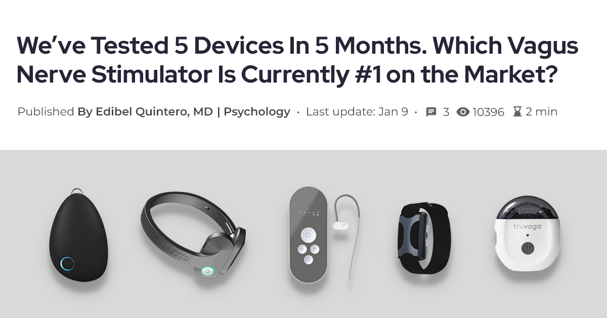 Pulsetto Vagus Nerve Stimulation Pathway 2026 Vagus nerve pathway illustration showing how Pulsetto stimulates the nervous system